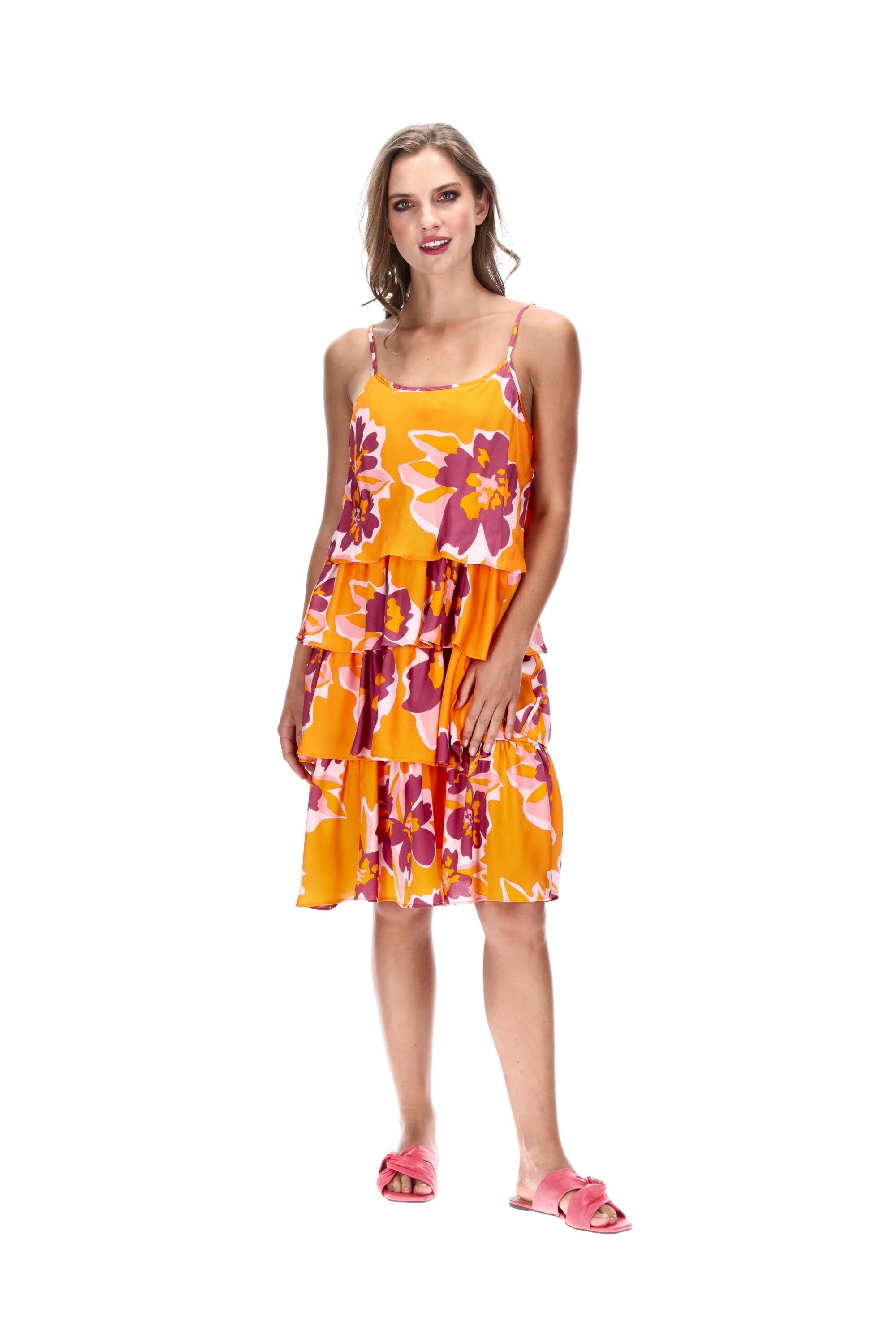 Riley Dress Orange 