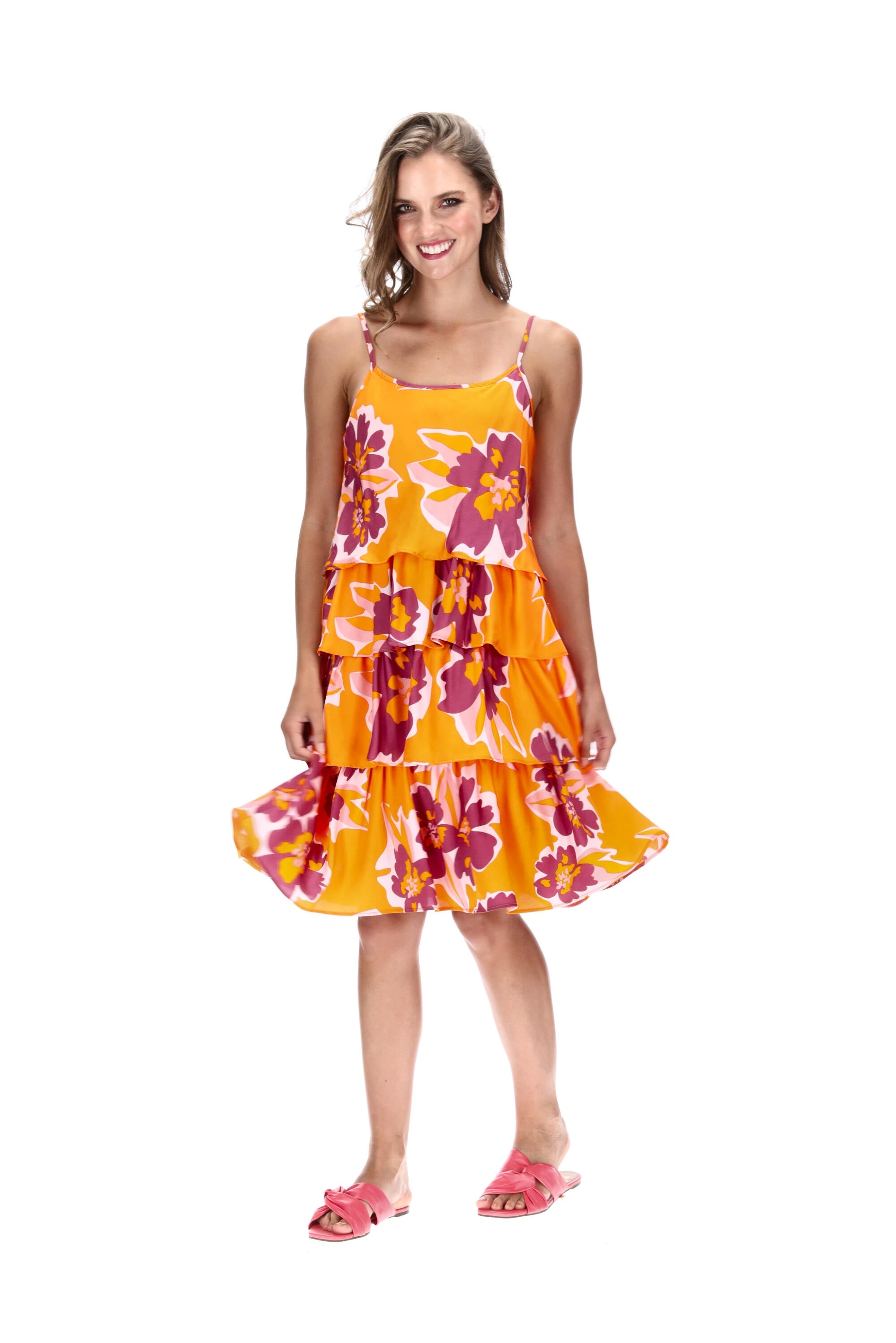 Riley Dress Orange 