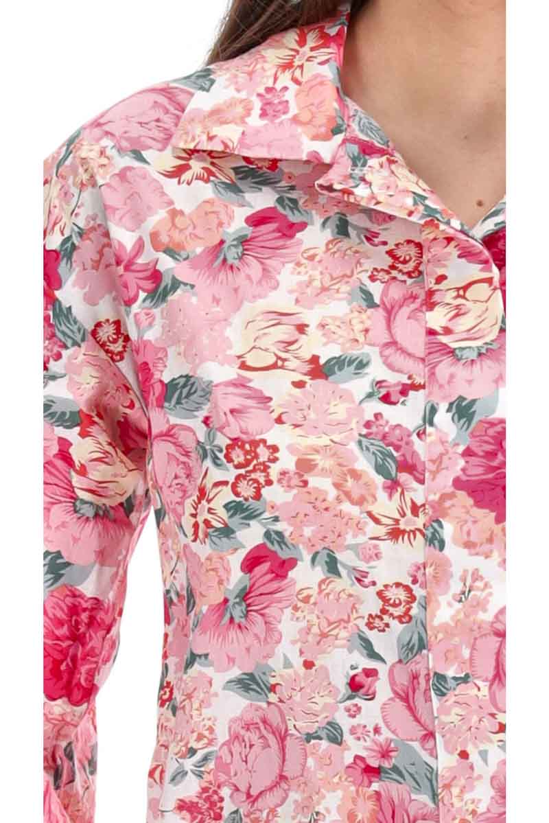 Rosa Cotton Shirt Pink