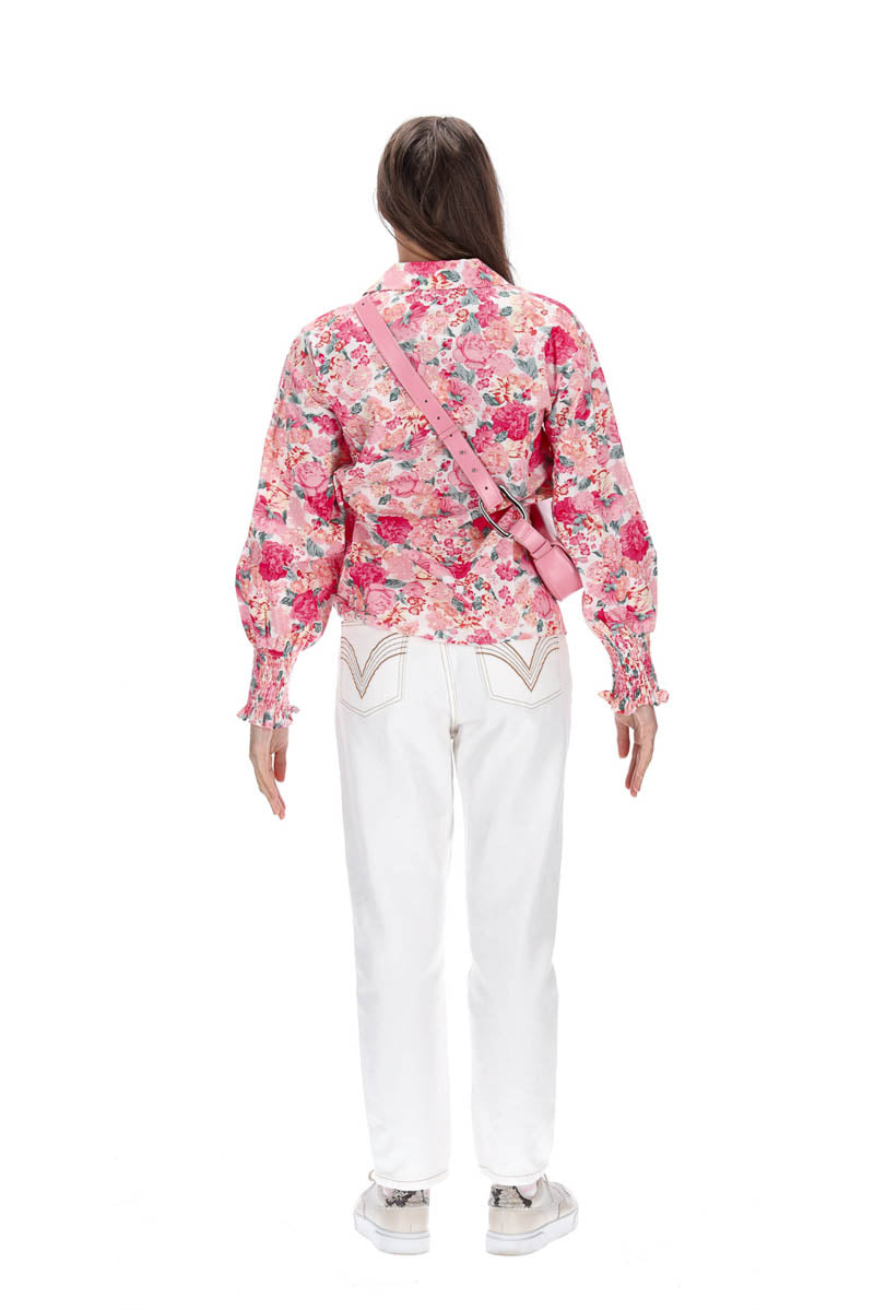 Rosa Cotton Shirt Pink