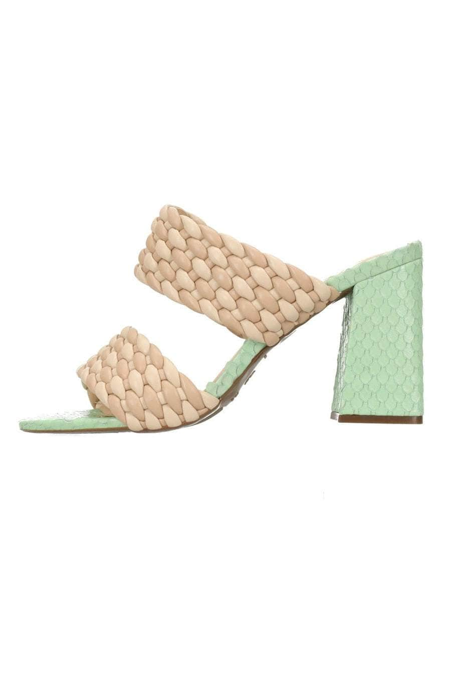 Sienna Heel Beige/Green