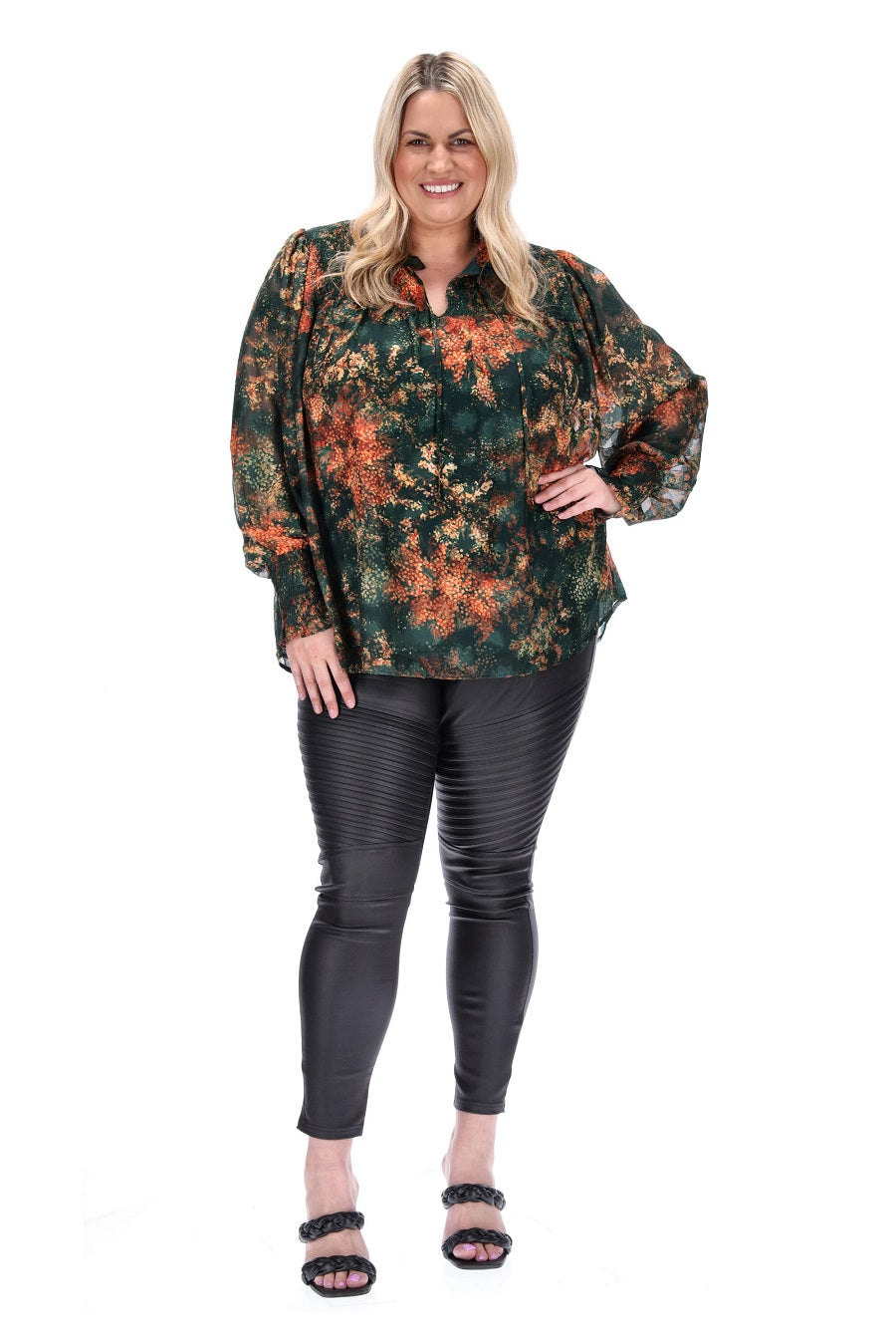 plus size black pants