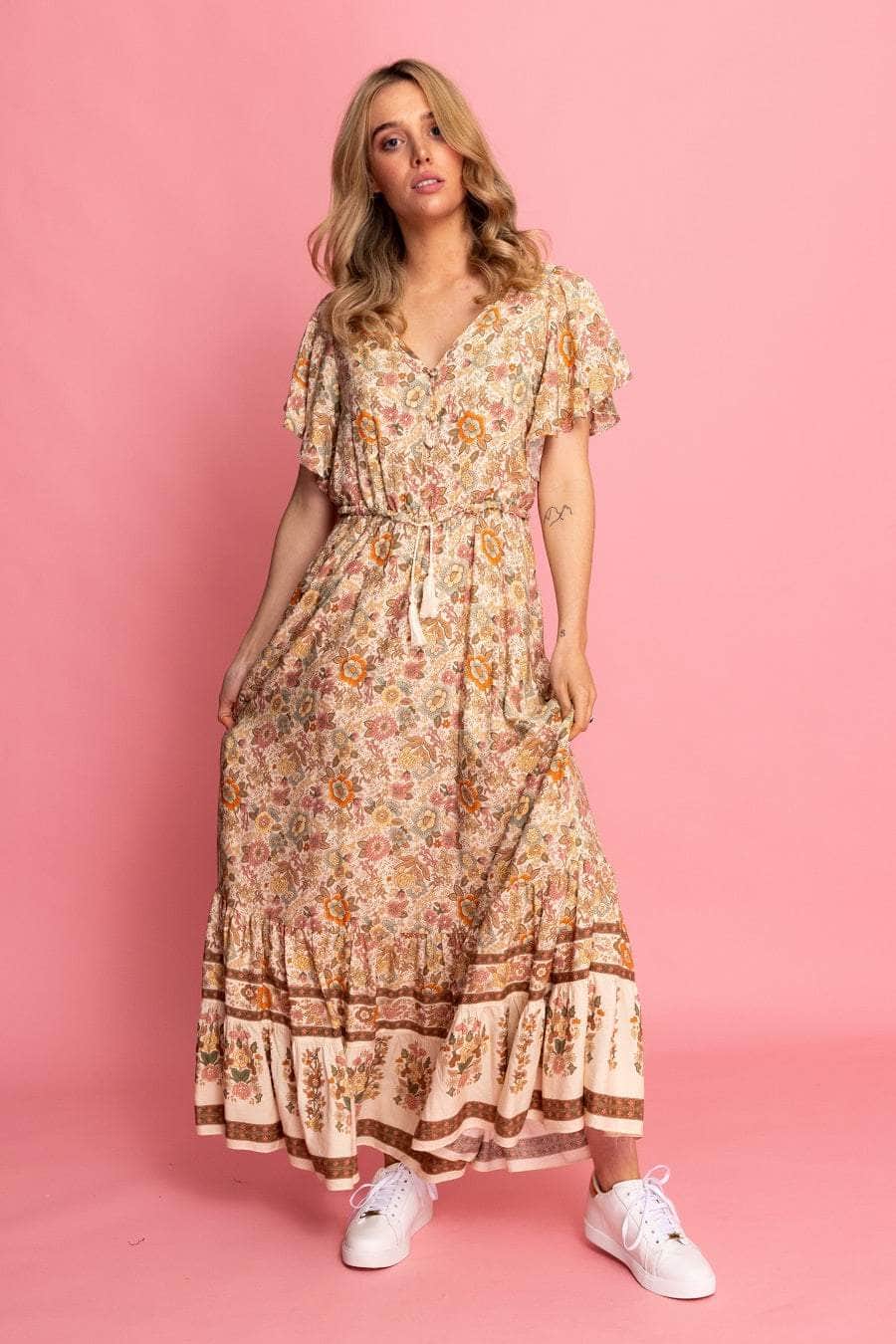 Buy Sierra Maxi Dress Viscose Boho by Charlo online Augustine