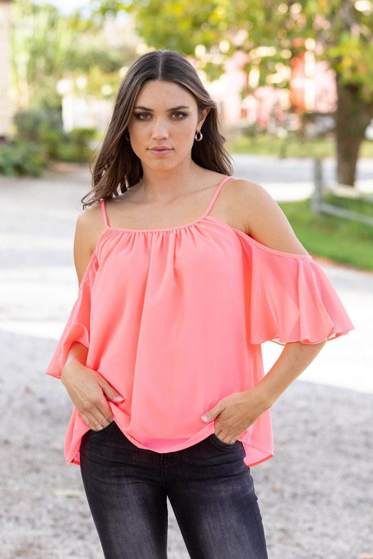 Top Fluro Pink