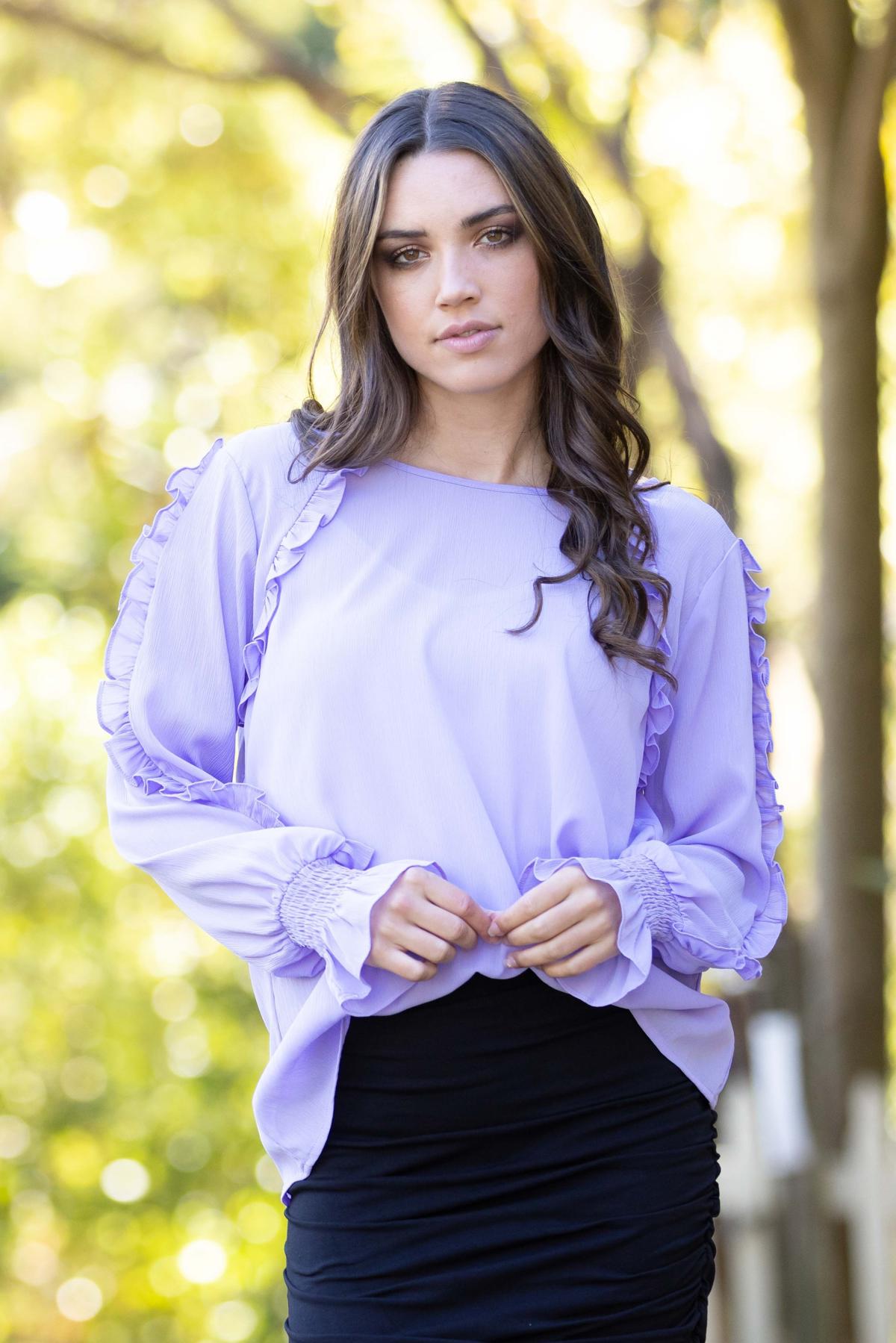 Long Sleeve Top Lilac