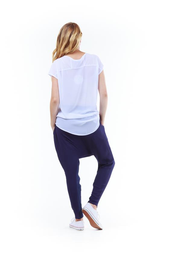 Drop Crotch Pant Navy