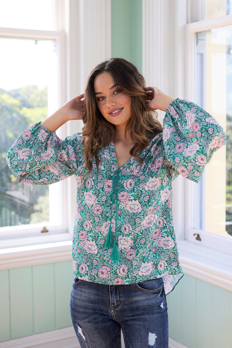 Blouse Floral Print