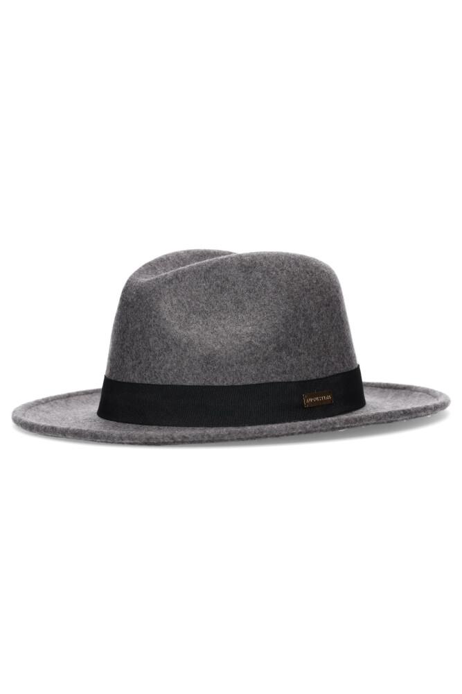 dark grey womens fedora hat