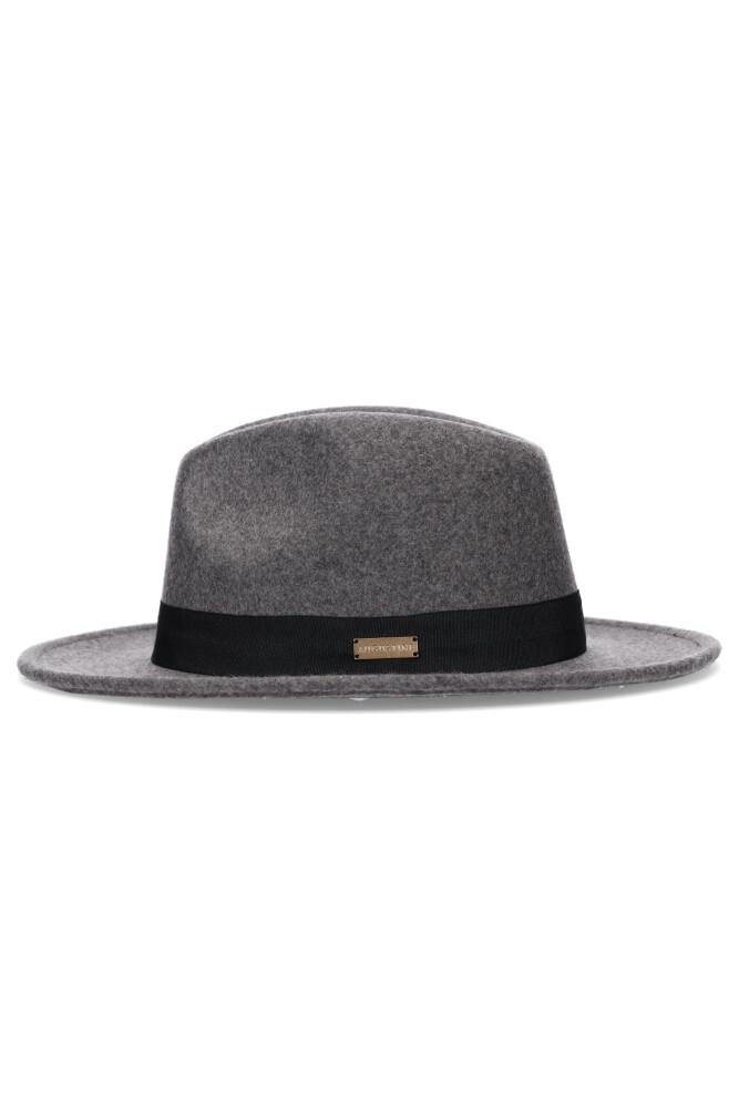 dark grey womens fedora hat