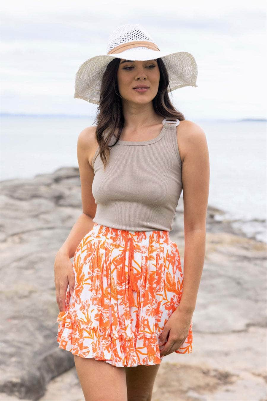 Orange shop skirt nz