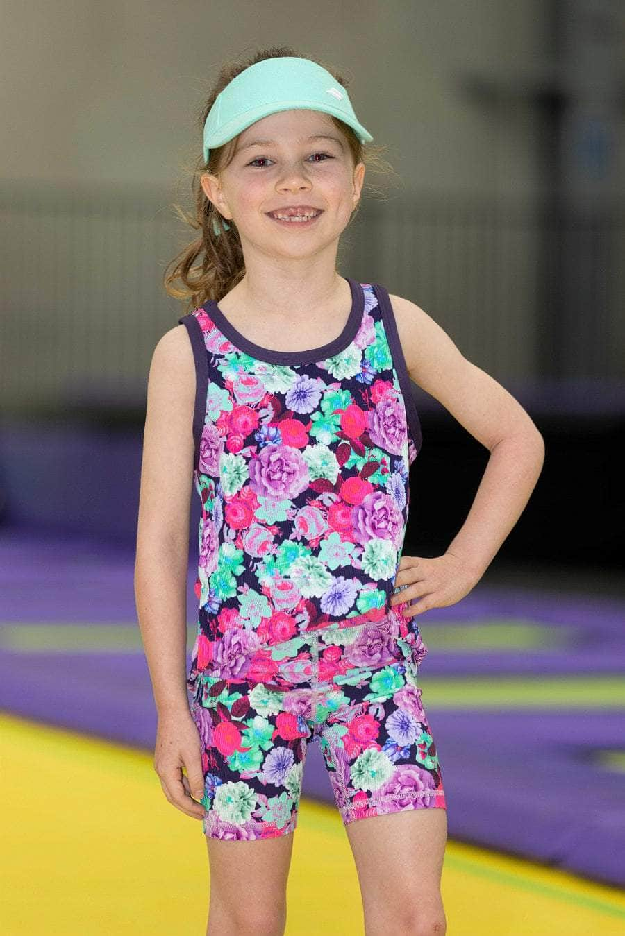 kids floral singlet