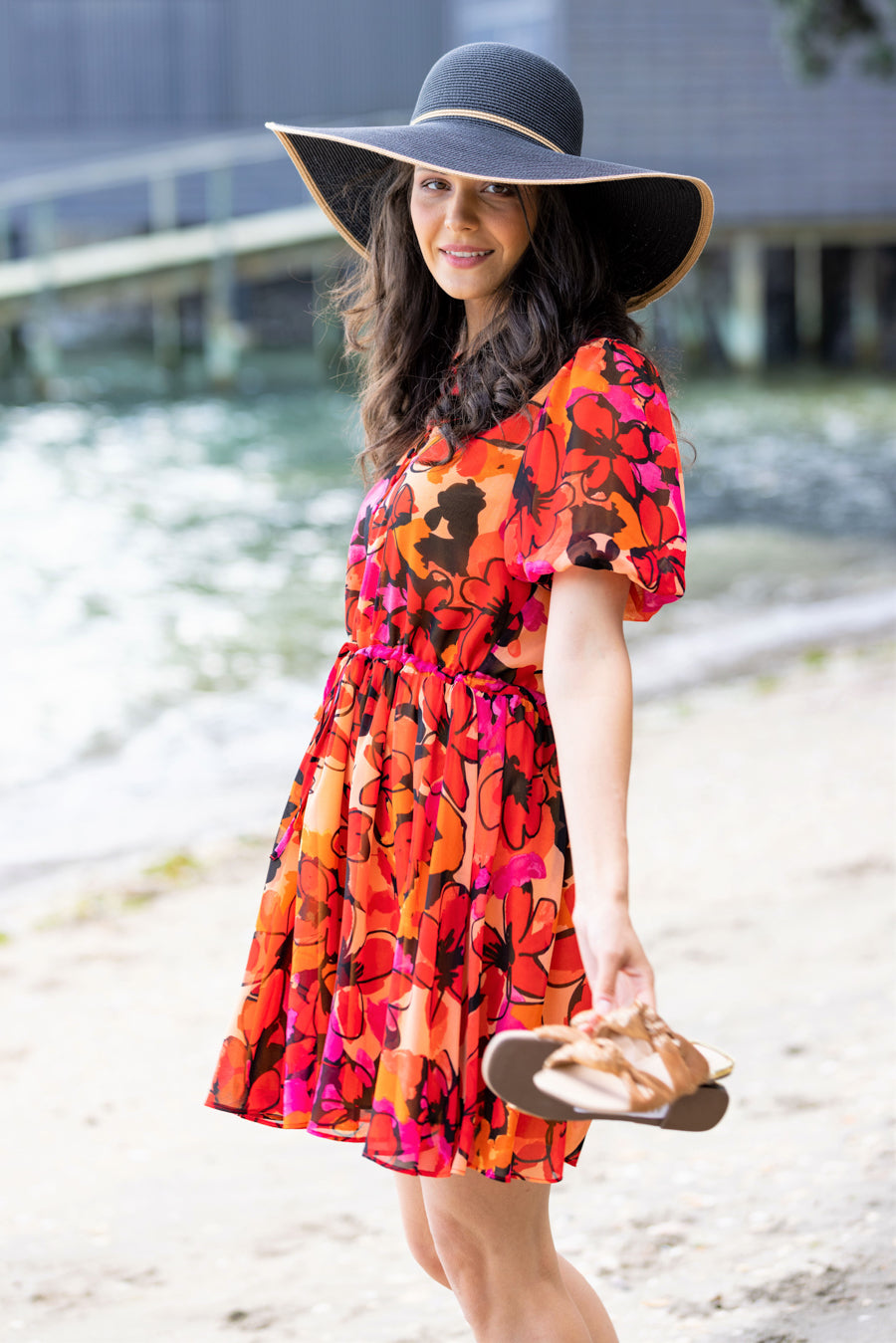 Jina Button Dress