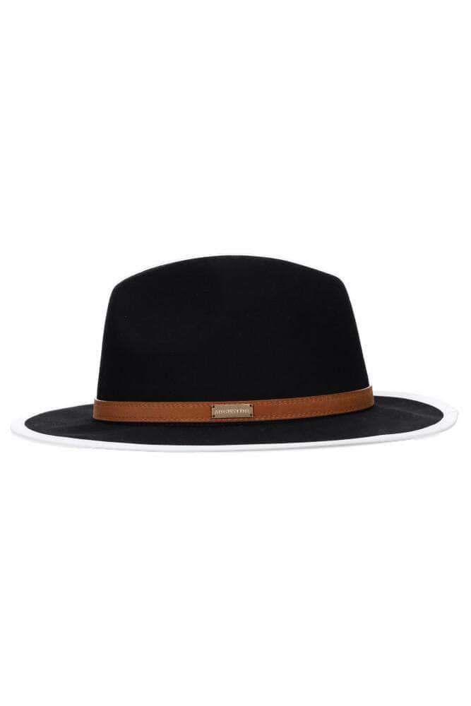 black wool fedora