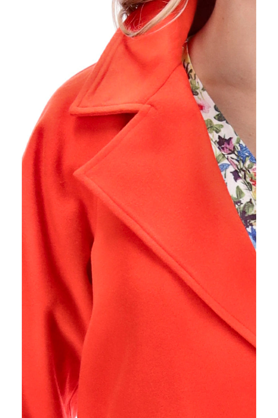 coral coat jacket