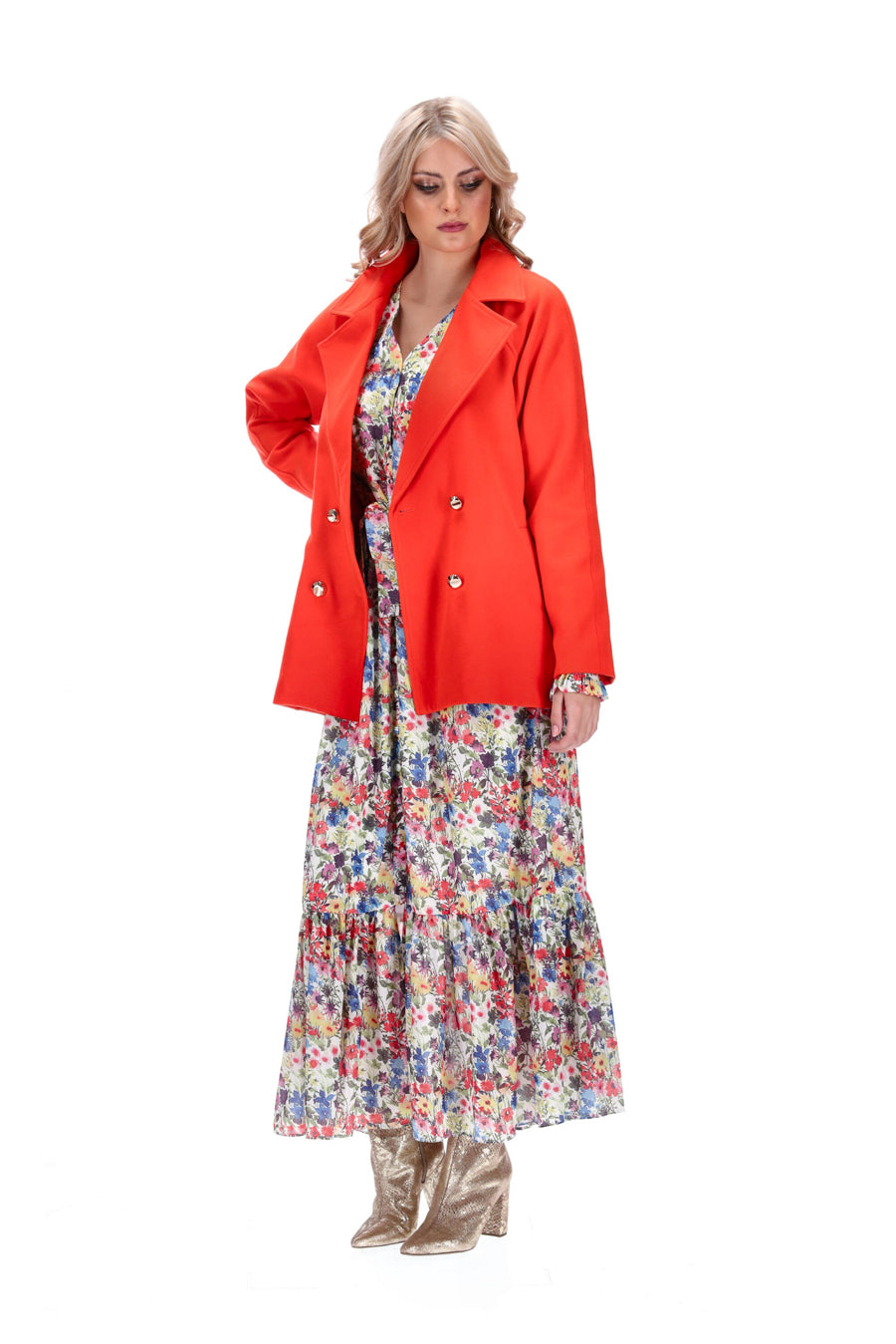 coral coat jacket