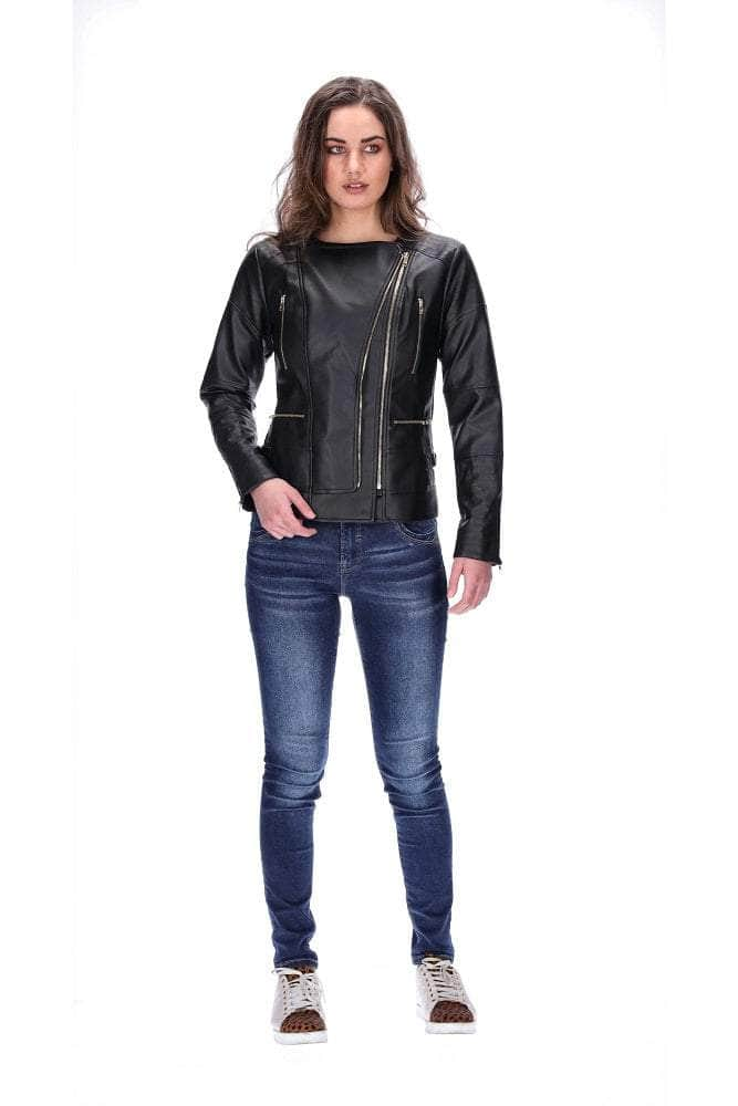 Faux Leather Jacket