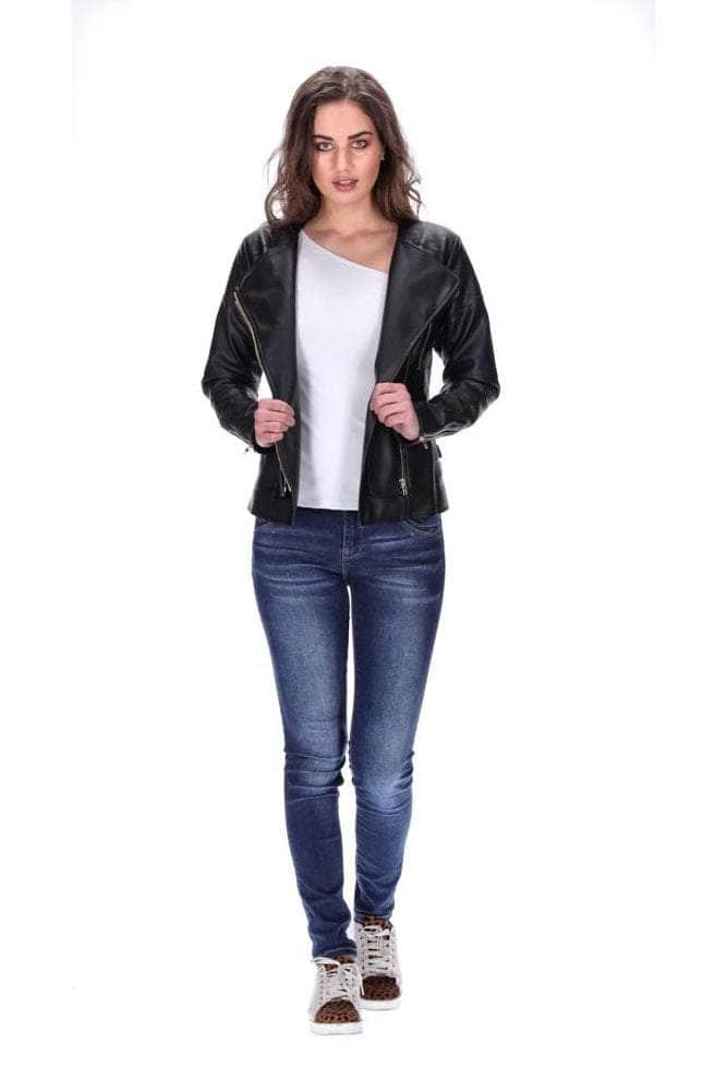 Faux Leather Jacket