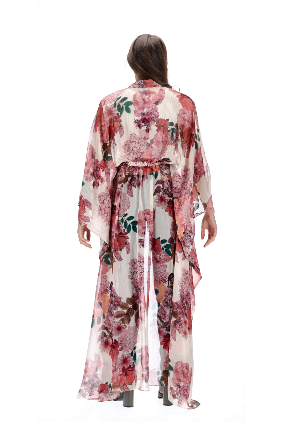  Kimono Blush Floral Print