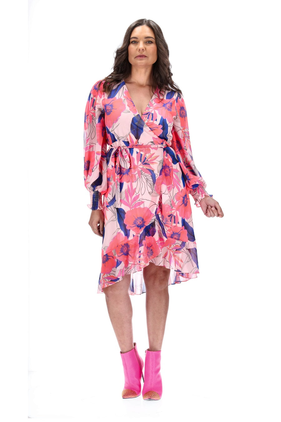 dress floral wrap