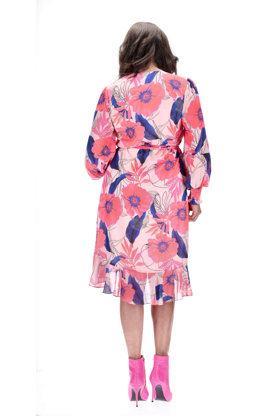 dress floral wrap