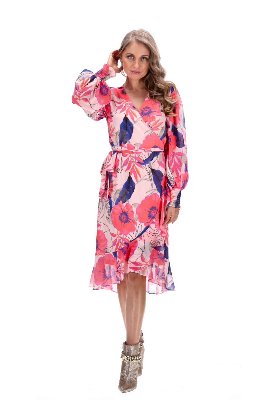 dress floral wrap