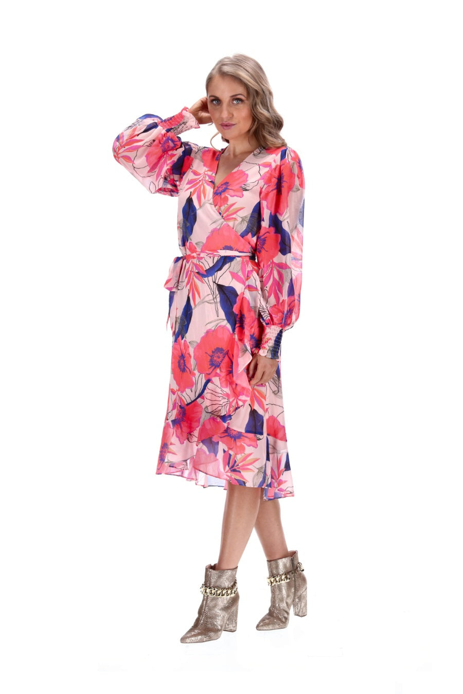 dress floral wrap