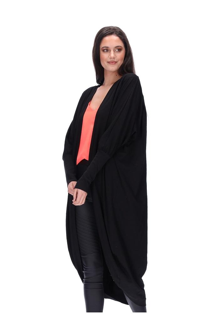  Cardi Black Long