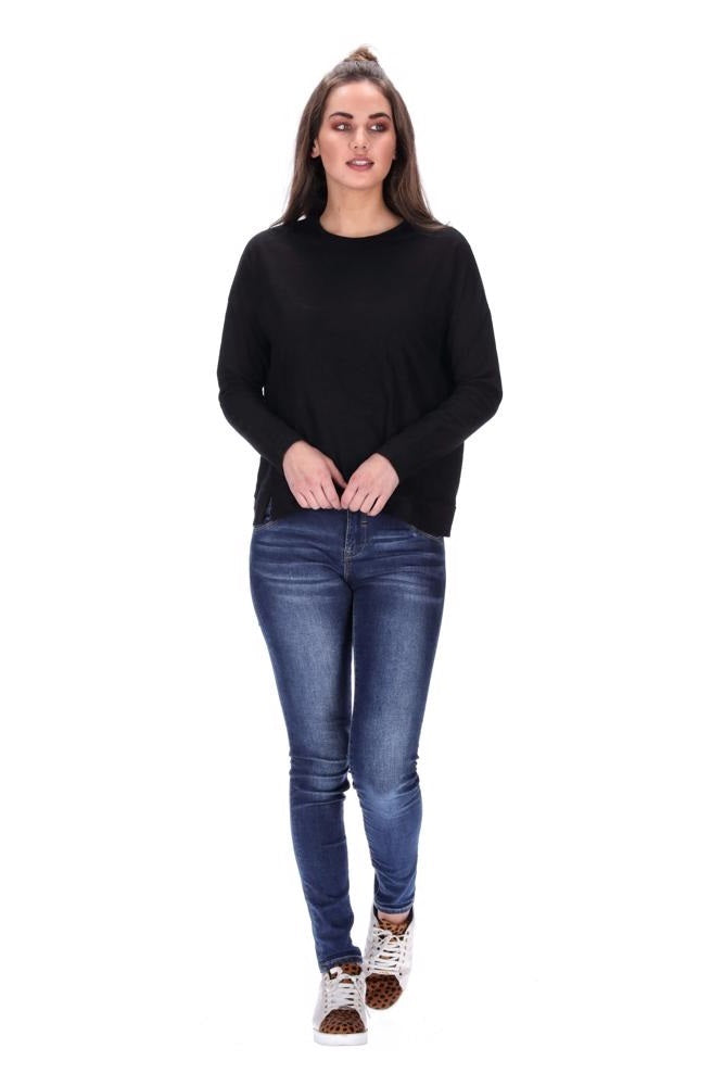 Ivy Long Sleeve Top Black