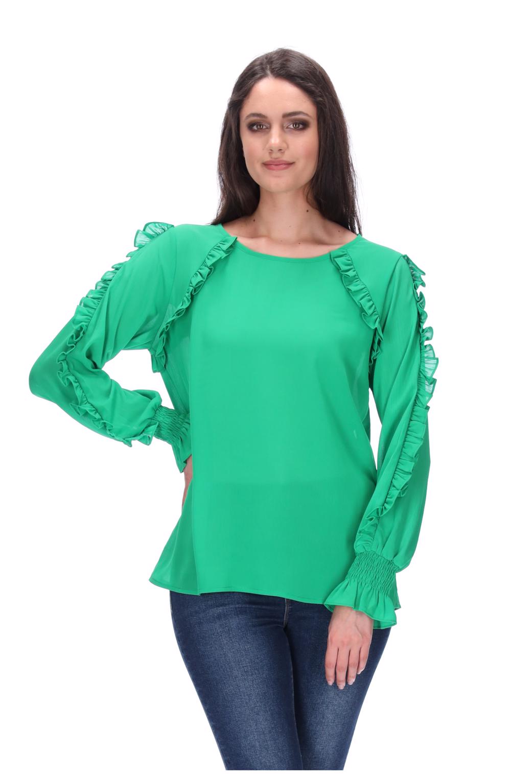 Long Sleeve Top Green