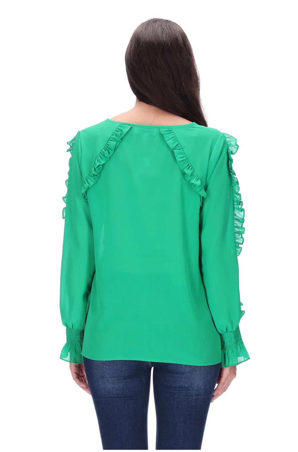 Long Sleeve Top Green