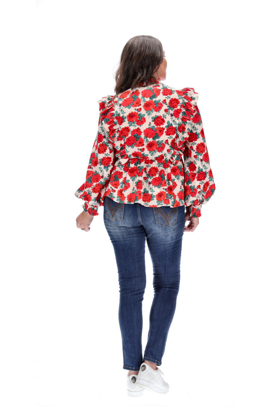 red flower top