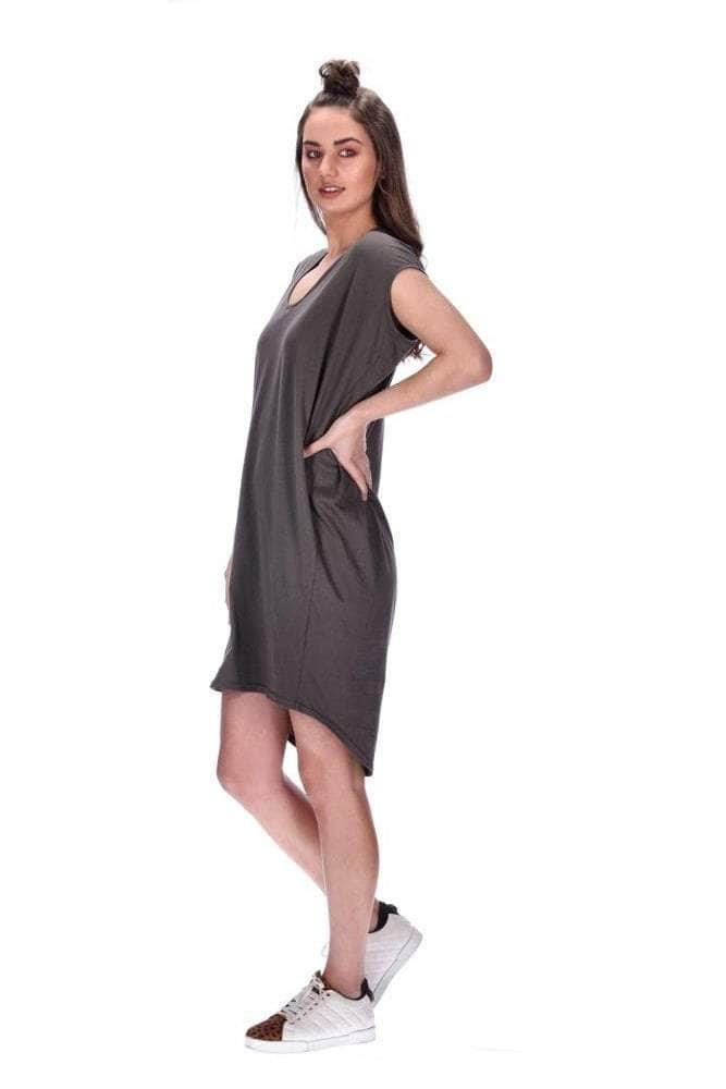 Kate Dress Charcoal