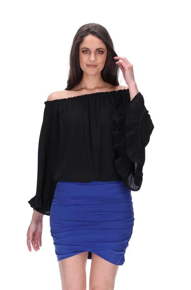 Royal blue mini skirt shorts sales