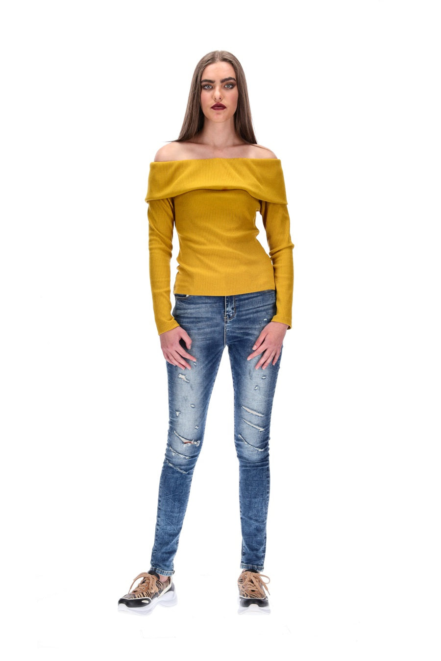 Nadine Top Mustard