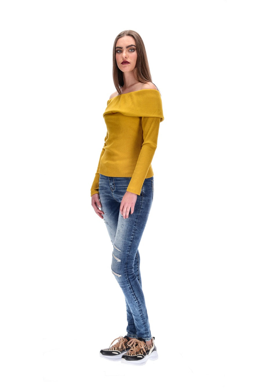 Nadine Top Mustard