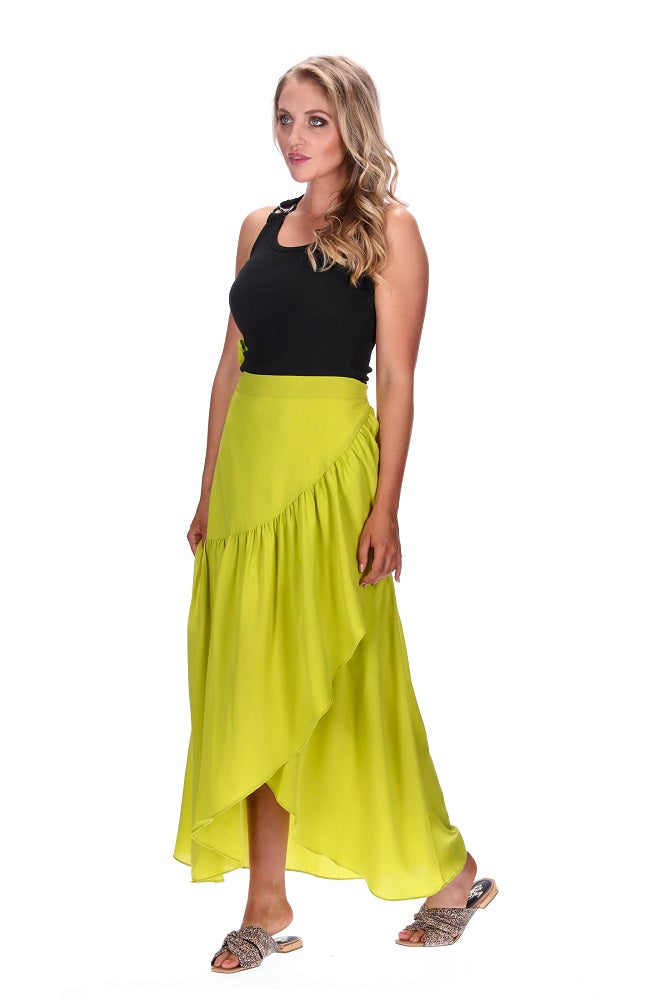 Wrap Skirt Lime