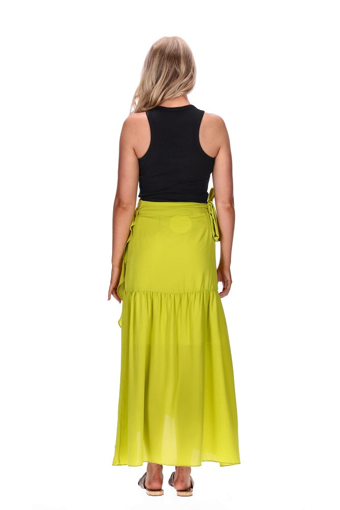 Wrap Skirt Lime