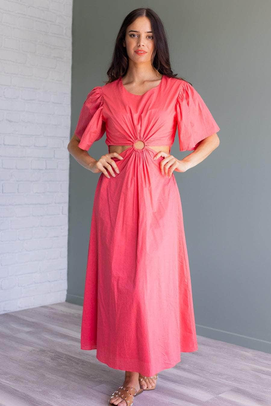 Pink Maxi Dress 